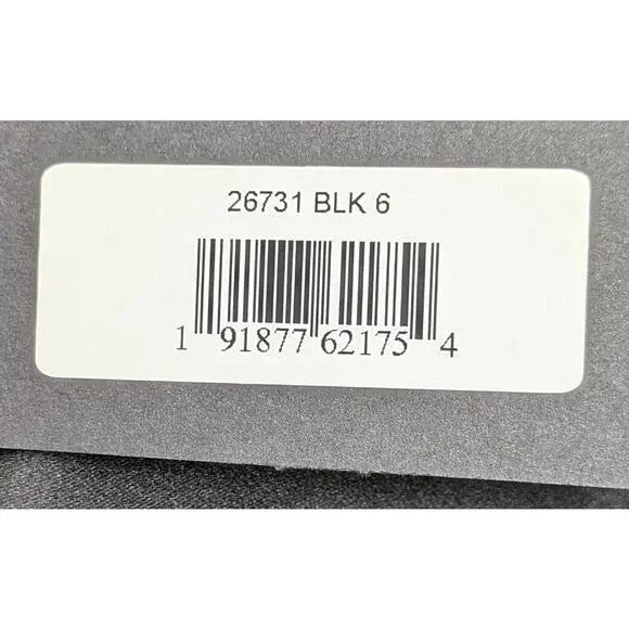 Mac Duggal Black Faux Tuxedo Long Sleeve Formal Gown Size 6 NWT - Picture 12 of 12